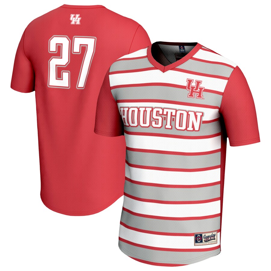 Unisex GameDay Greats #27 Red Houston Cougars Lightweight Soccer Fashion Jersey - Jersey