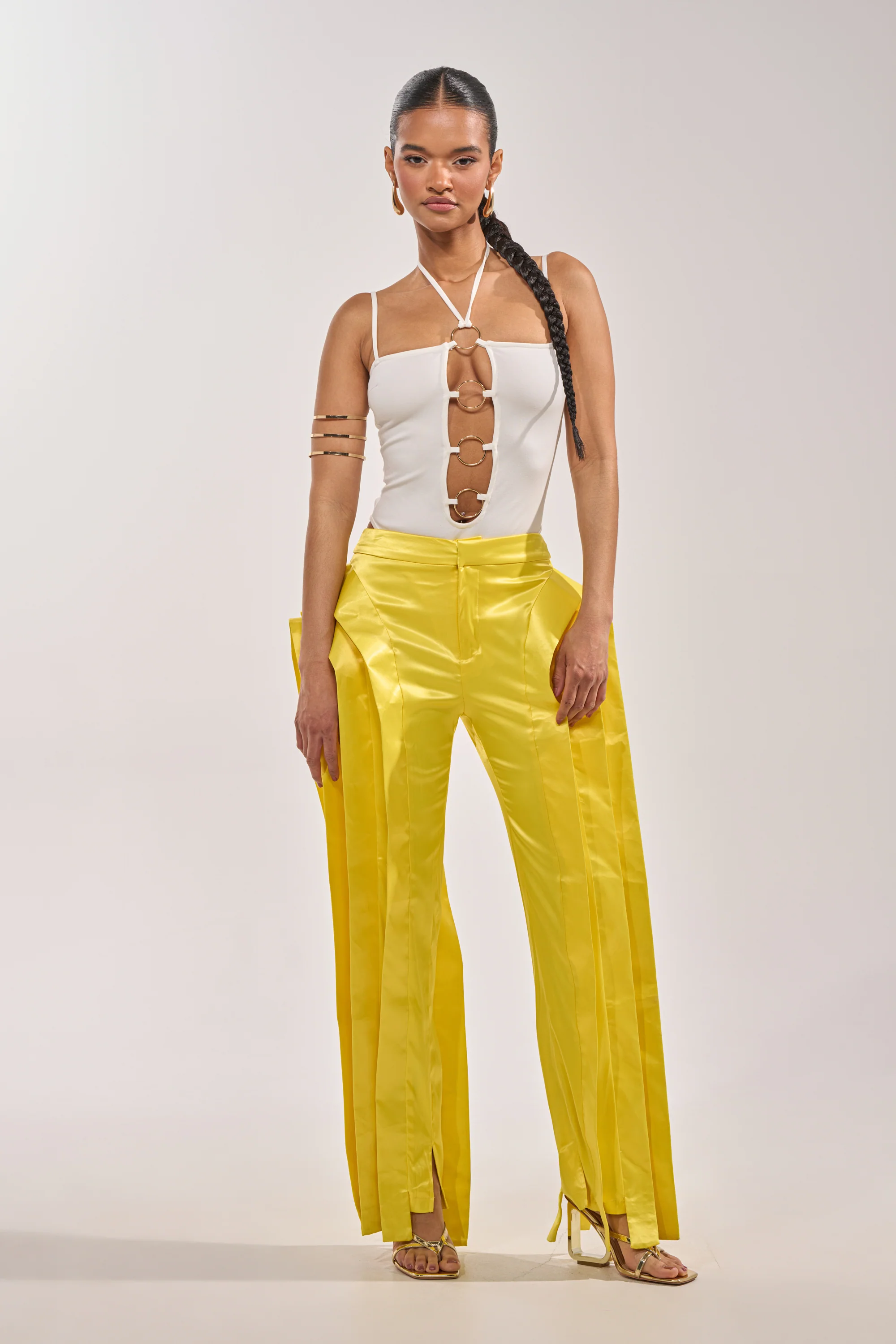 INFINITY TROUSER IN YELLOW - Akira Wear
