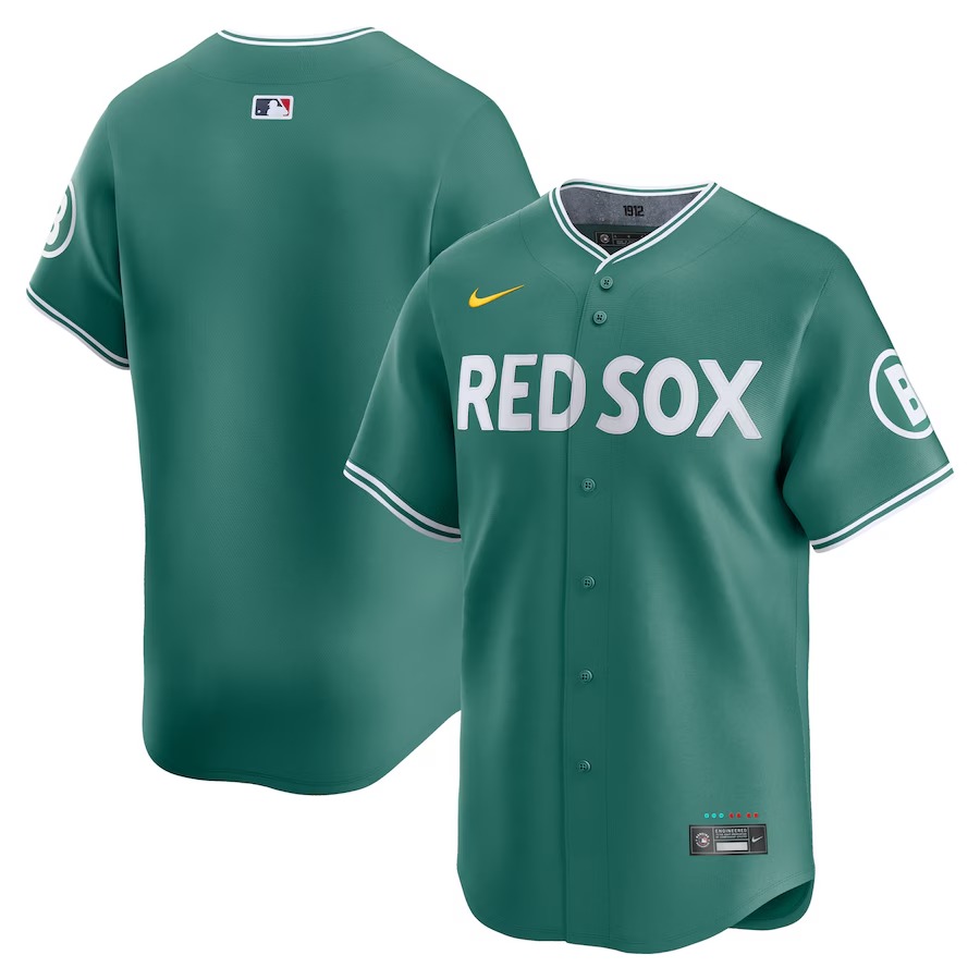 Men's Boston Red Sox Nike Green 2025 City Connect Limited Jersey - Jersey