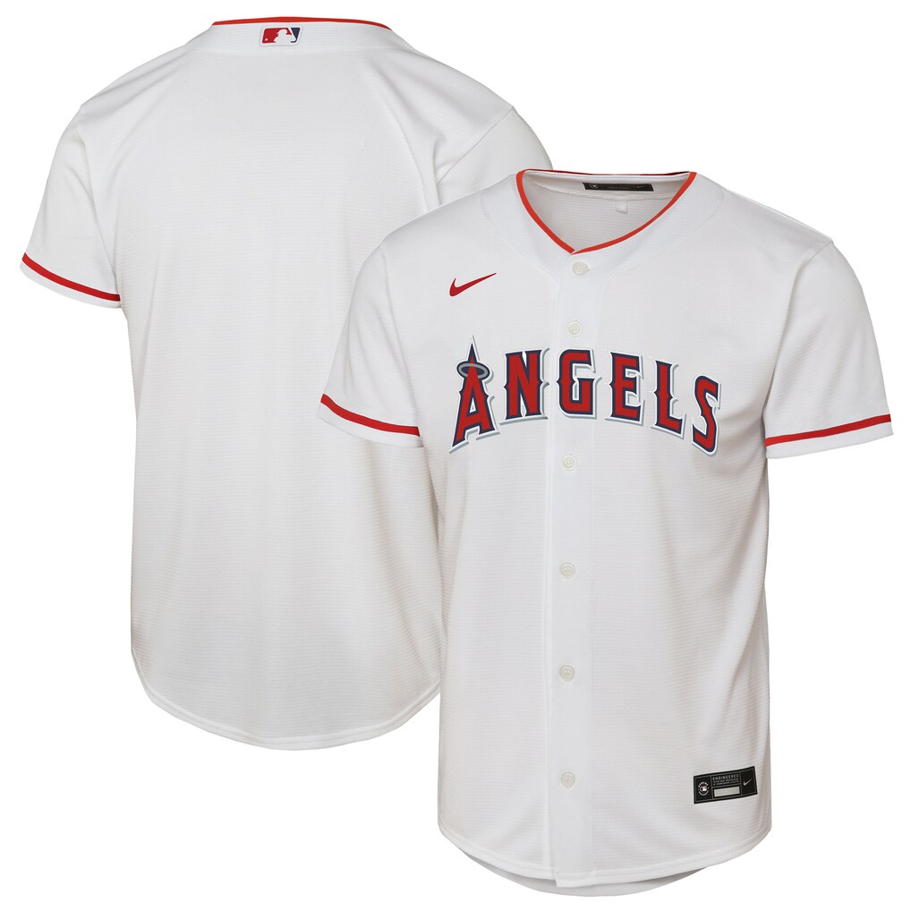 Youth Los Angeles Angels  Nike White Home Replica Jersey - Jersey