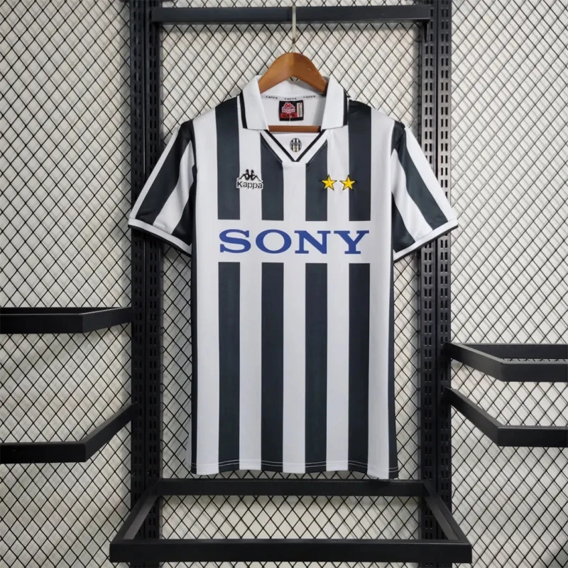 Juventus Retro Soccer Jersey Home Custom Shirt 1995-97 - Jersey