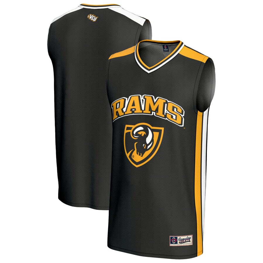 Youth GameDay Greats  Black VCU Rams Spirit Basketball Jersey - Jersey