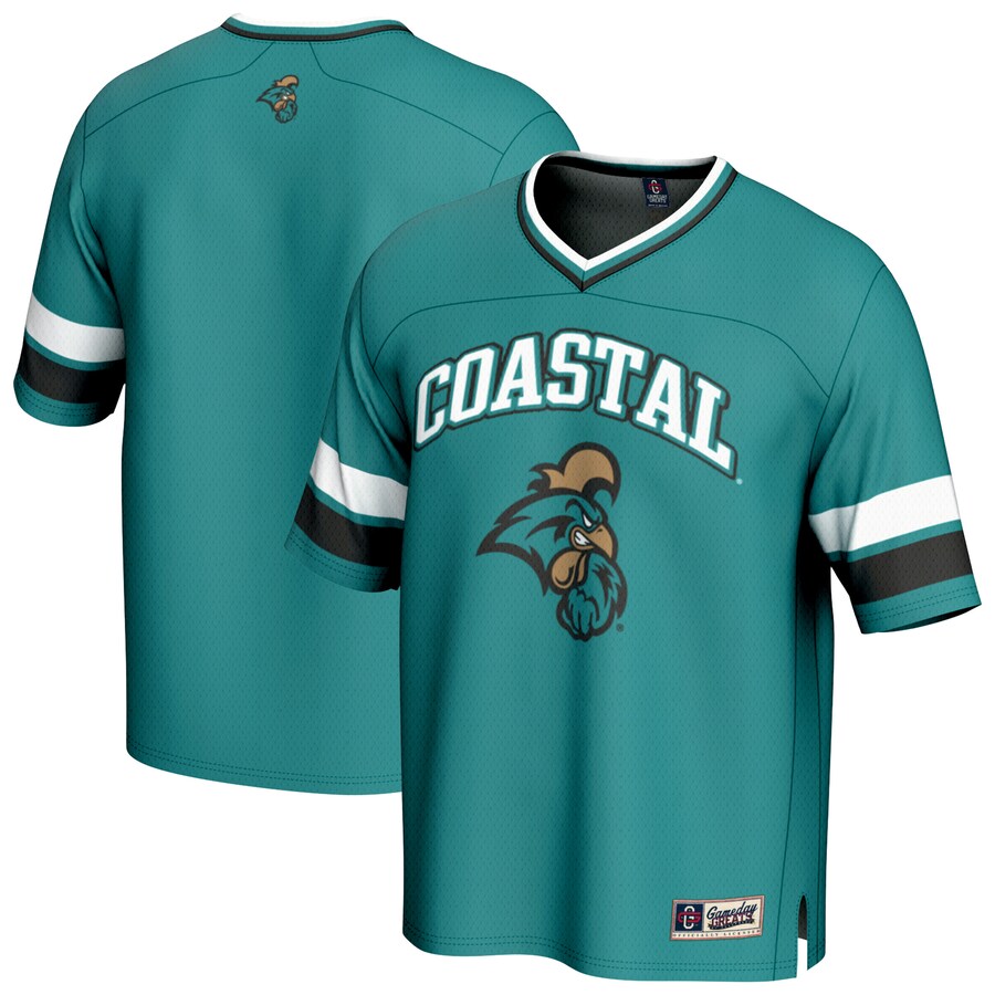 Youth GameDay Greats Teal Coastal Carolina Chanticleers Football Jersey - Jersey