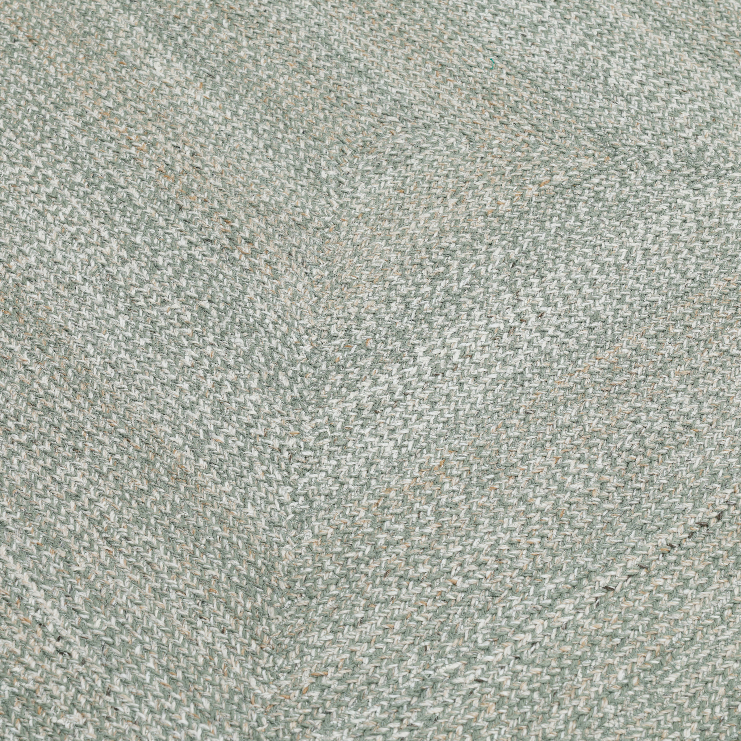 Obeetee Layla Braided Area Rug, Green, 5’ x 7’6”