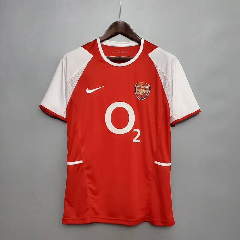 Arsenal Soccer Retro Jersey Home Custom Shirt 2002-04 - Jersey