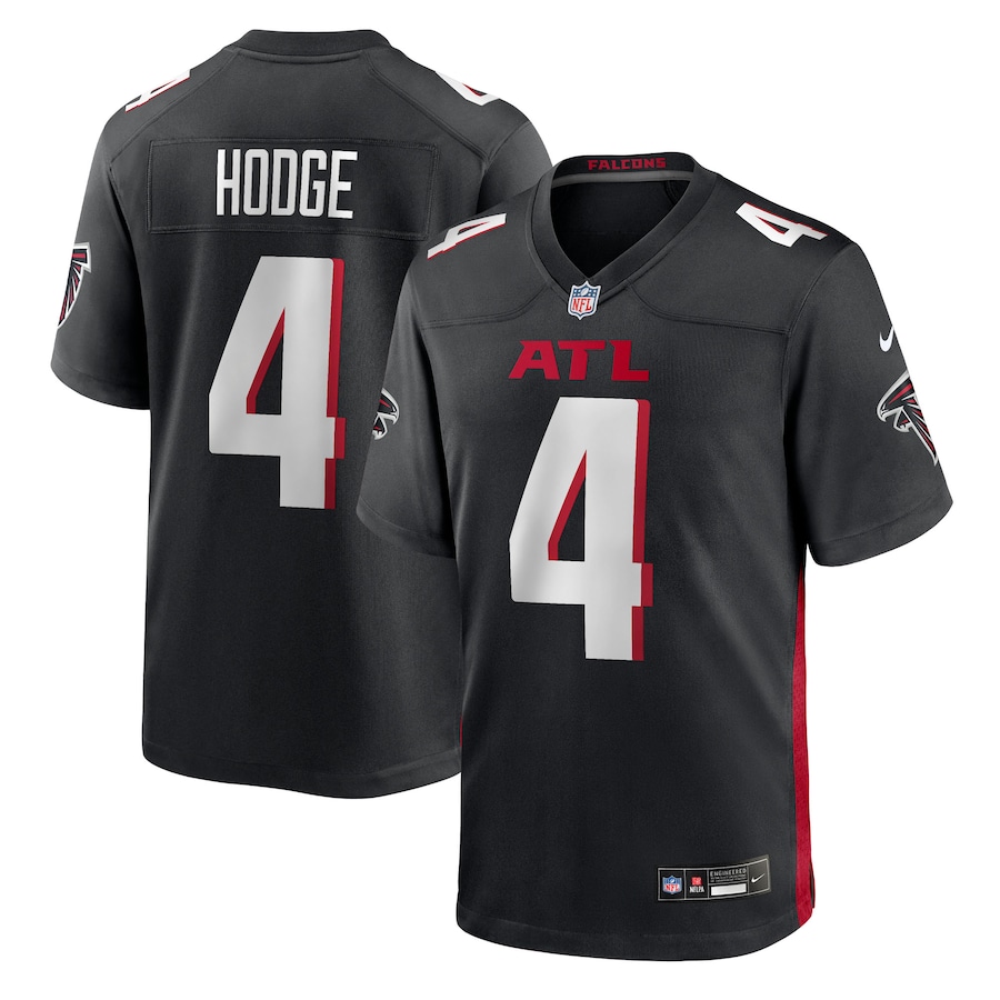 Men's Atlanta Falcons KhaDarel Hodge Nike Black Team Game Jersey - Jersey