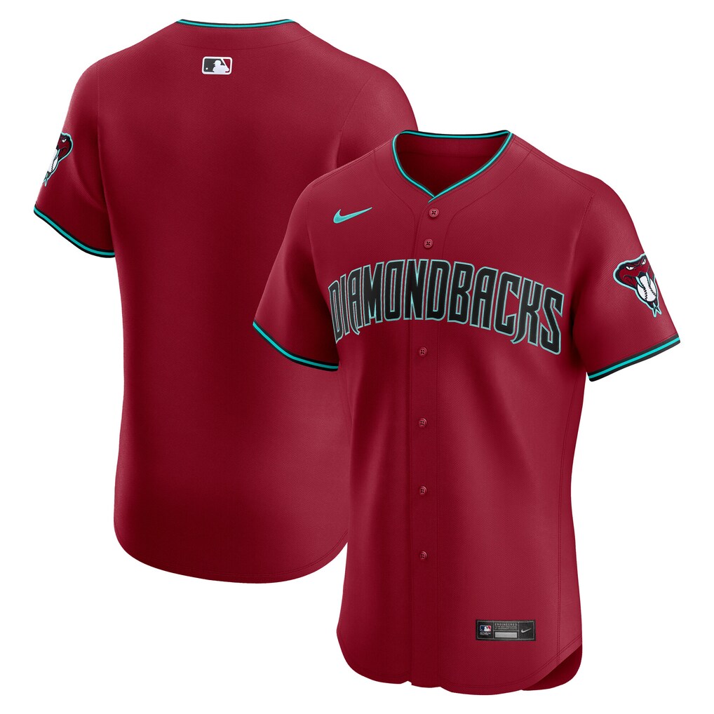 Men's Arizona Diamondbacks Nike Red Alternate 2 Elite Jersey - Jersey