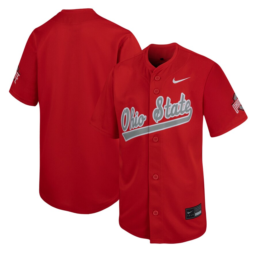Youth Nike Scarlet Ohio State Buckeyes Limited Baseball Jersey - Jersey