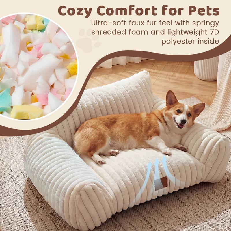 Fluffy Fleece Cat Sofa Bed