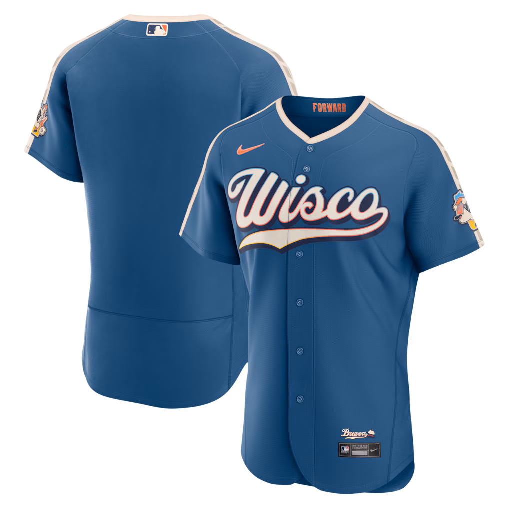 Men's Milwaukee Brewers Nike Mineral Blue 2026 City Connect Authentic Jersey - Jersey