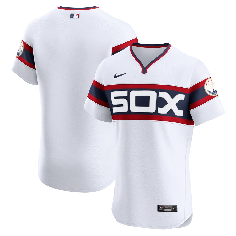 Men's Chicago White Sox Nike White Alternate Vapor Premier Elite Patch Jersey - Jersey