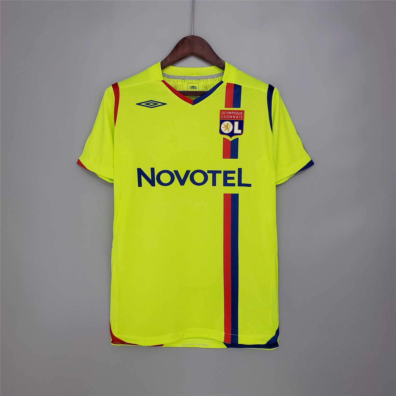 Olympique Lyonnais Retro Football Jersey Third Away Custom Shirt 2008-09 - Jersey