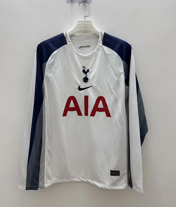 Tottenham Hotspur Football Jersey Home Long Sleeve Custom Shirt 2025/26 - Jersey