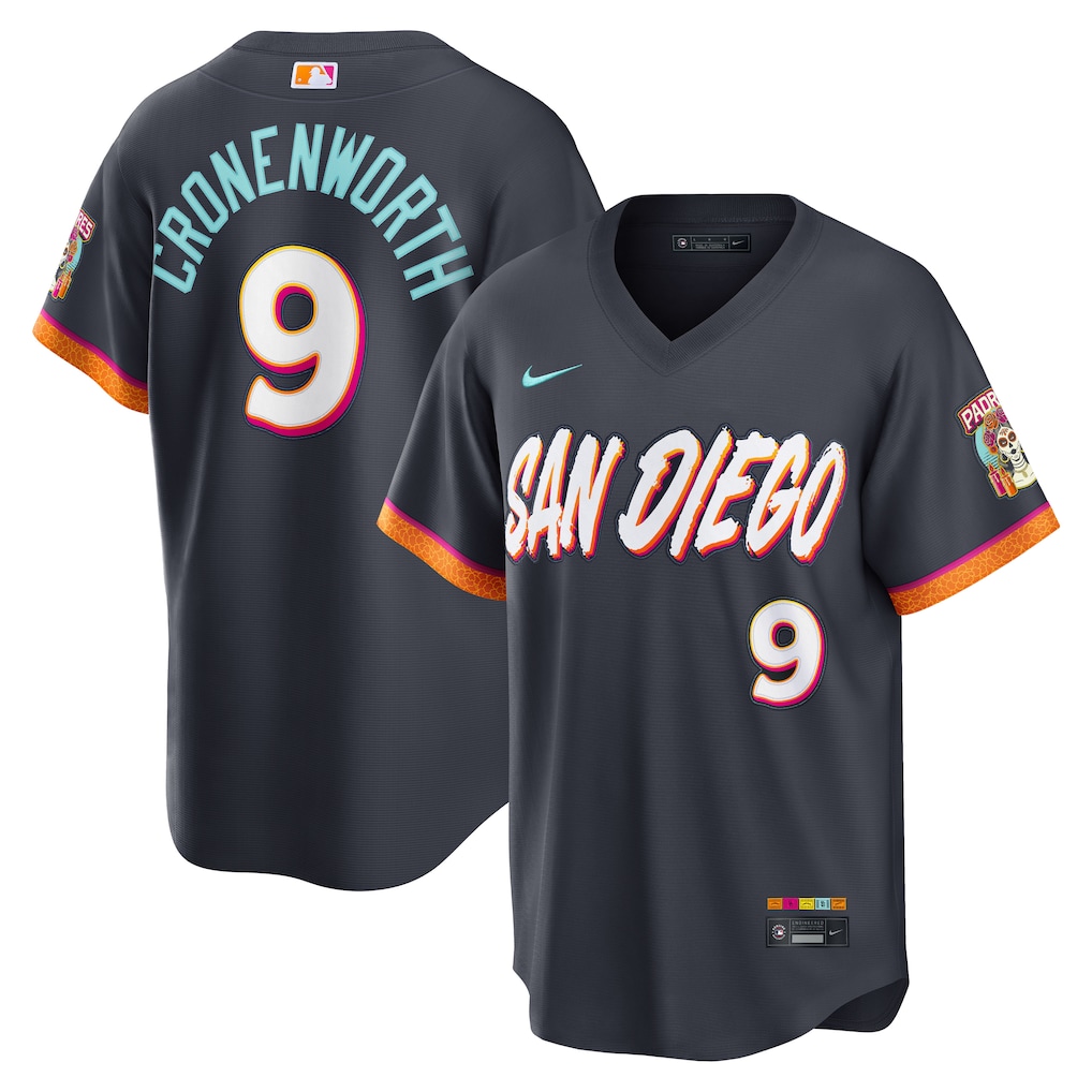 Men's San Diego Padres Jake Cronenworth Nike Obsidian 2026 City Connect Stadium Jersey - Jersey