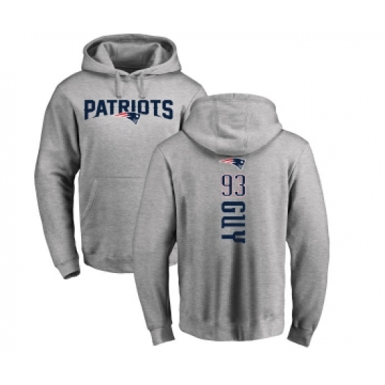 Football New England Patriots #93 Lawrence Guy Ash Backer Pullover HoodieFootball New England Patriots #93 Lawrence Guy Ash Backer Pullover Hoodie - Jersey