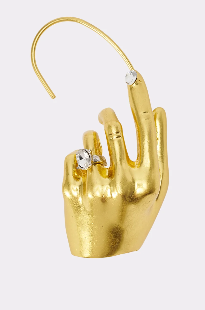 FIRST CHOICE STATEMENT EARRING CUFF IN GOLD - Akira Wear