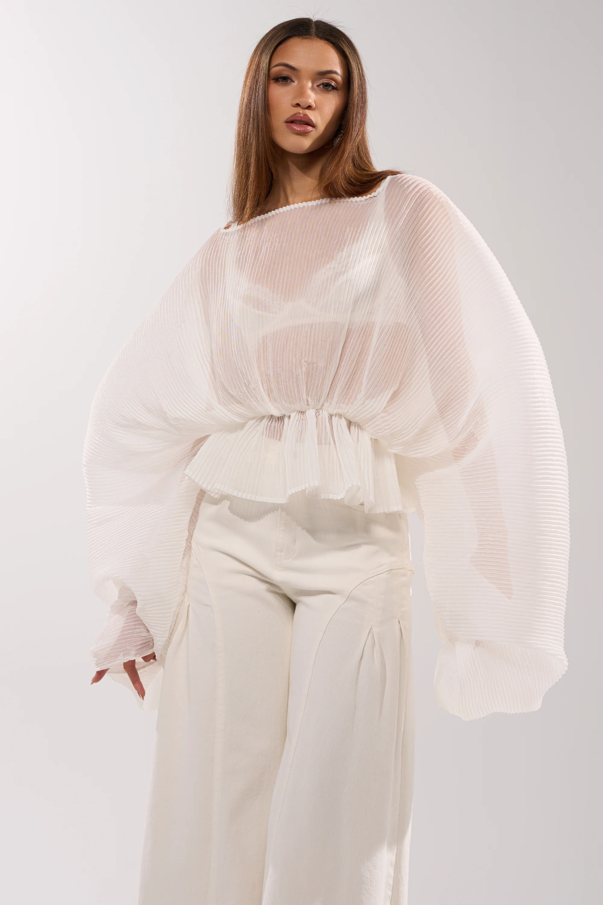 PRETTY GIRL PROBLEMS BLOUSE IN WHITE - Akira Wear
