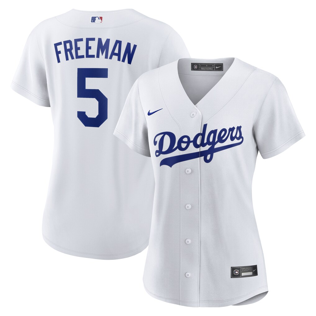 Women's Los Angeles Dodgers Freddie Freeman Nike White Home Replica Jersey - Jersey