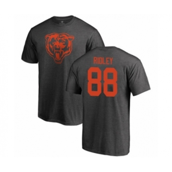 Football Chicago Bears #88 Riley Ridley Ash One Color T-Shirt - Jersey