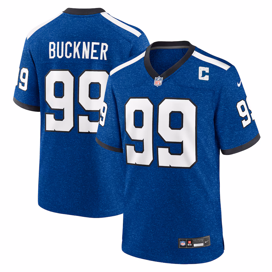 Men's Indianapolis Colts DeForest Buckner Nike Blue Alternate Game Jersey - Jersey