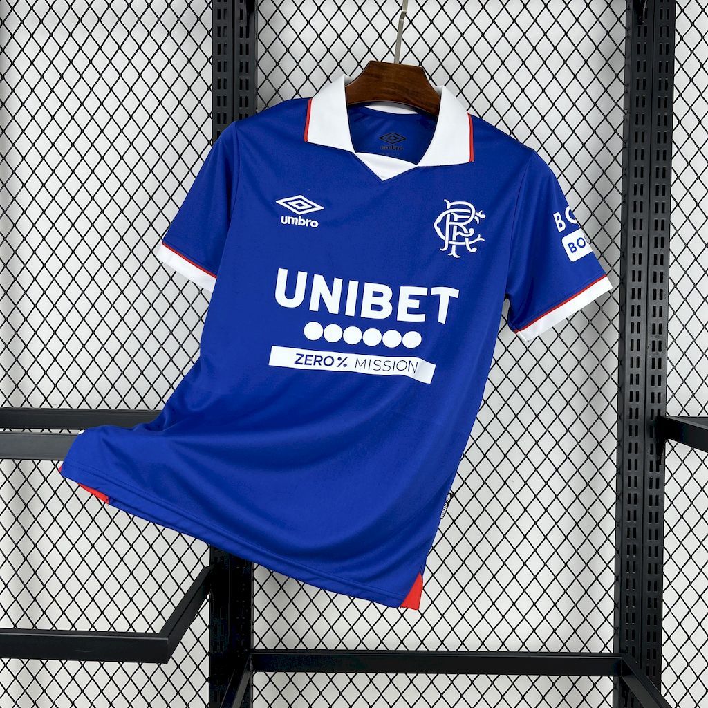 Rangers FC Soccer Jersey Home Custom Shirt 2025/26 - Jersey