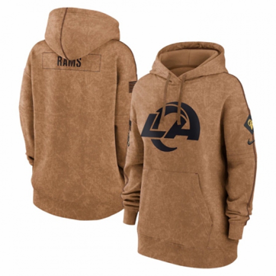 Women's Miami Dolphins Nike Brown 2023 Salute to Service Pullover Hoodie - Jersey