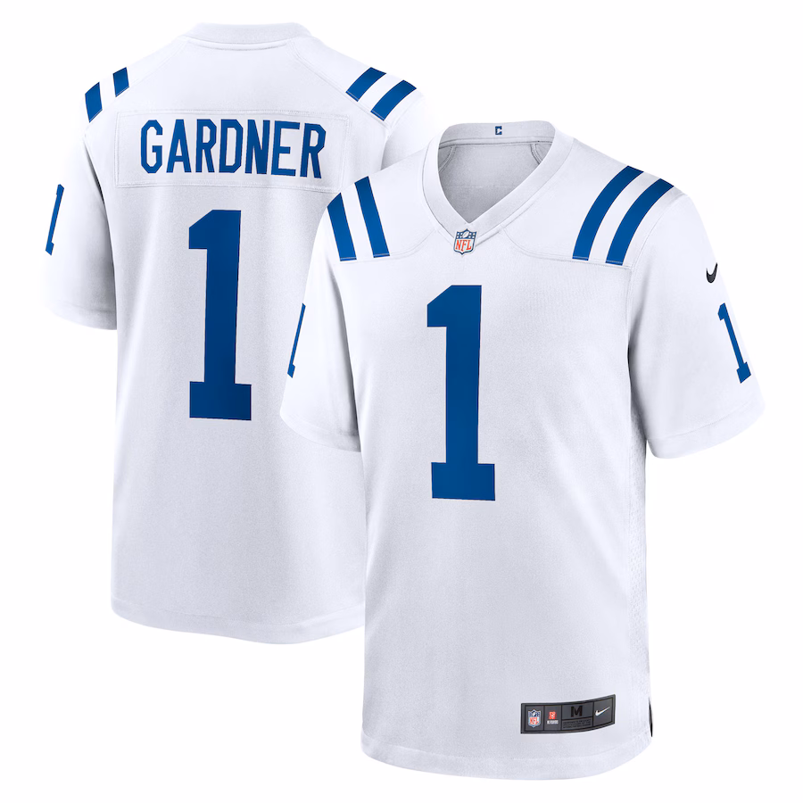 Men's Indianapolis Colts Ahmad Sauce Gardner Nike White Game Jersey - Jersey