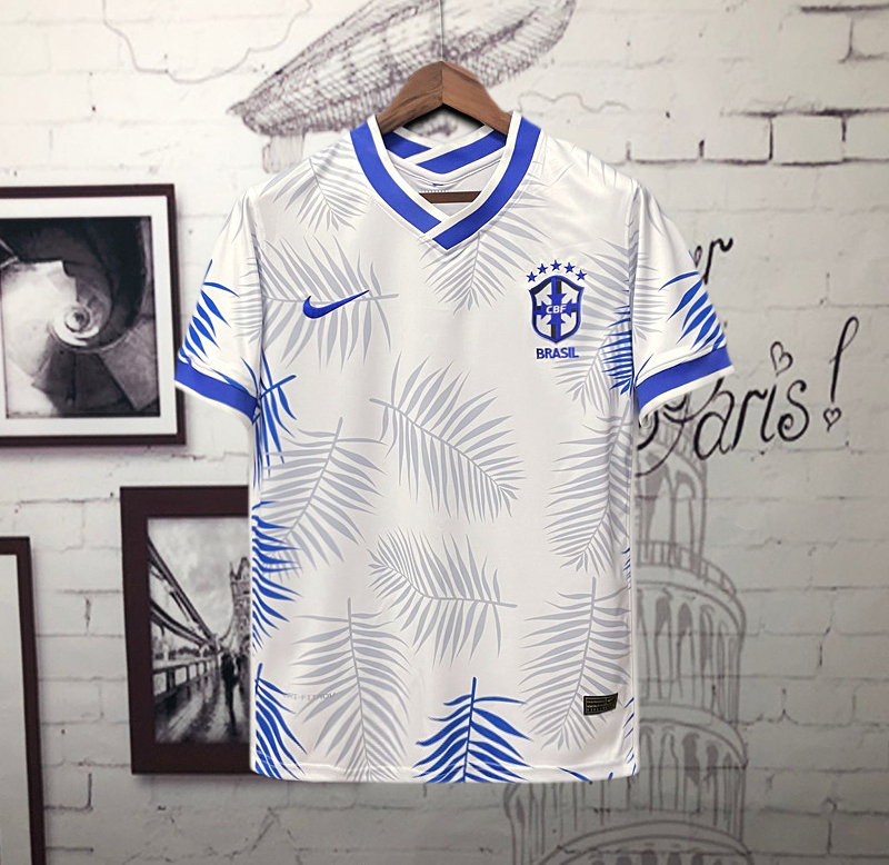 Brazil Soccer Jersey White Special Edition Custom Shirt 2025 - Jersey