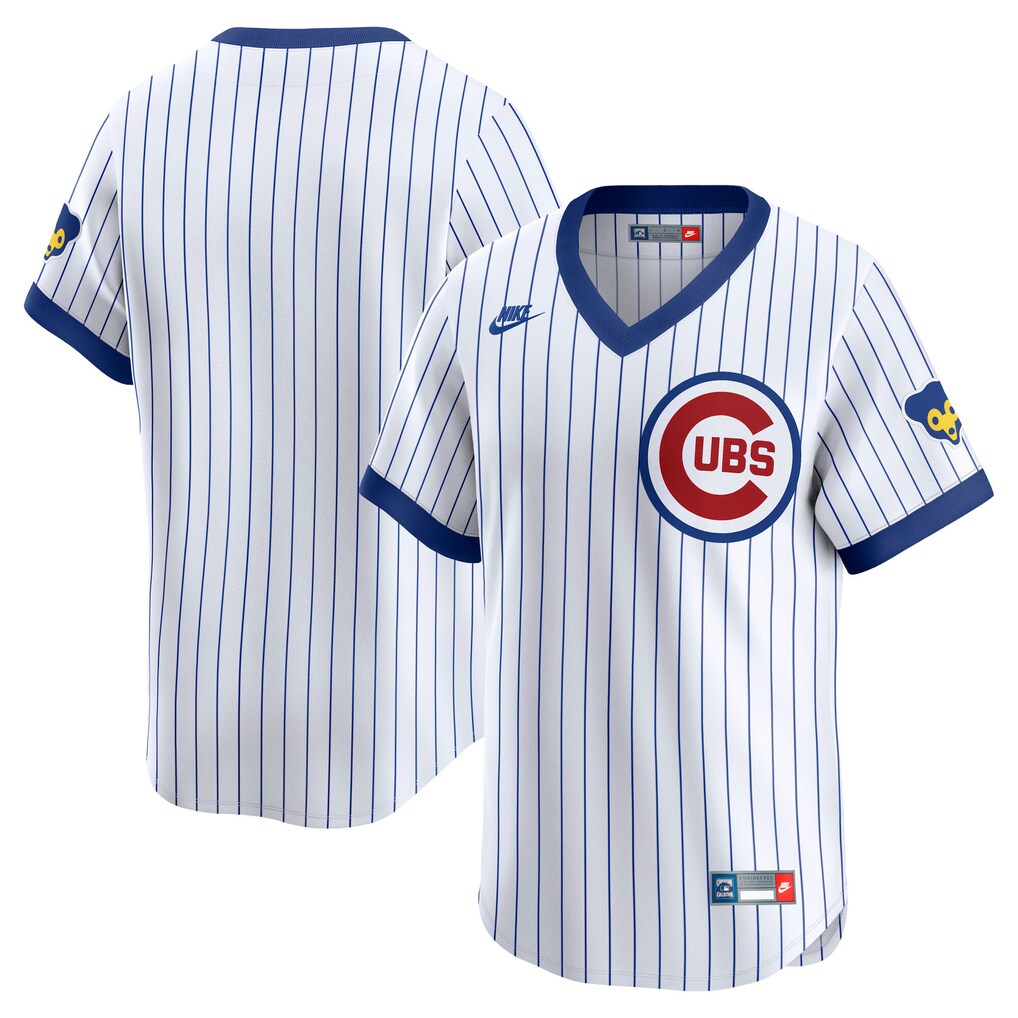 Men's Chicago Cubs Nike White Cooperstown Collection Limited Jersey - Jersey