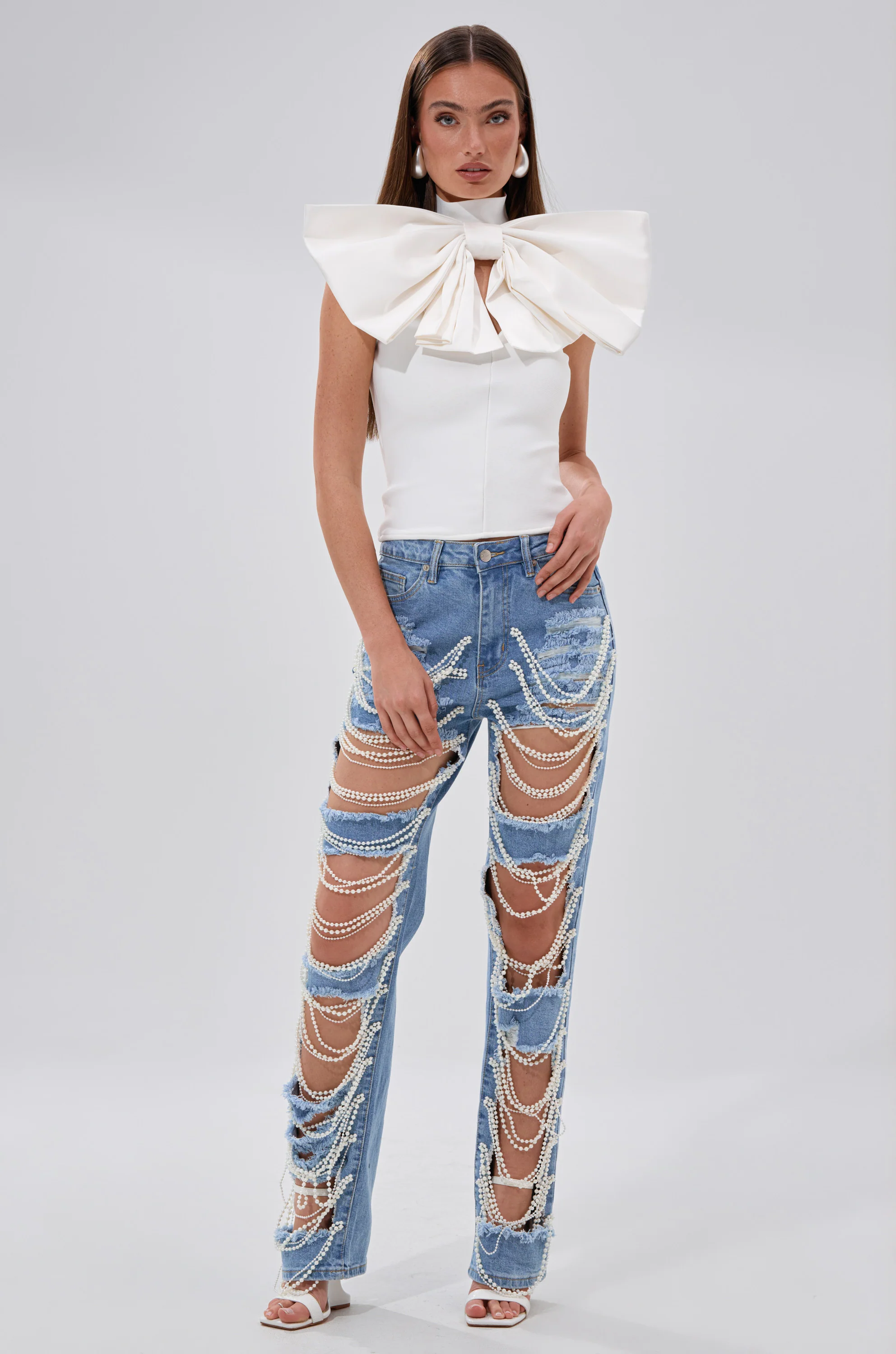 DISTRESSED LIFE DENIM PANT - Akira Wear