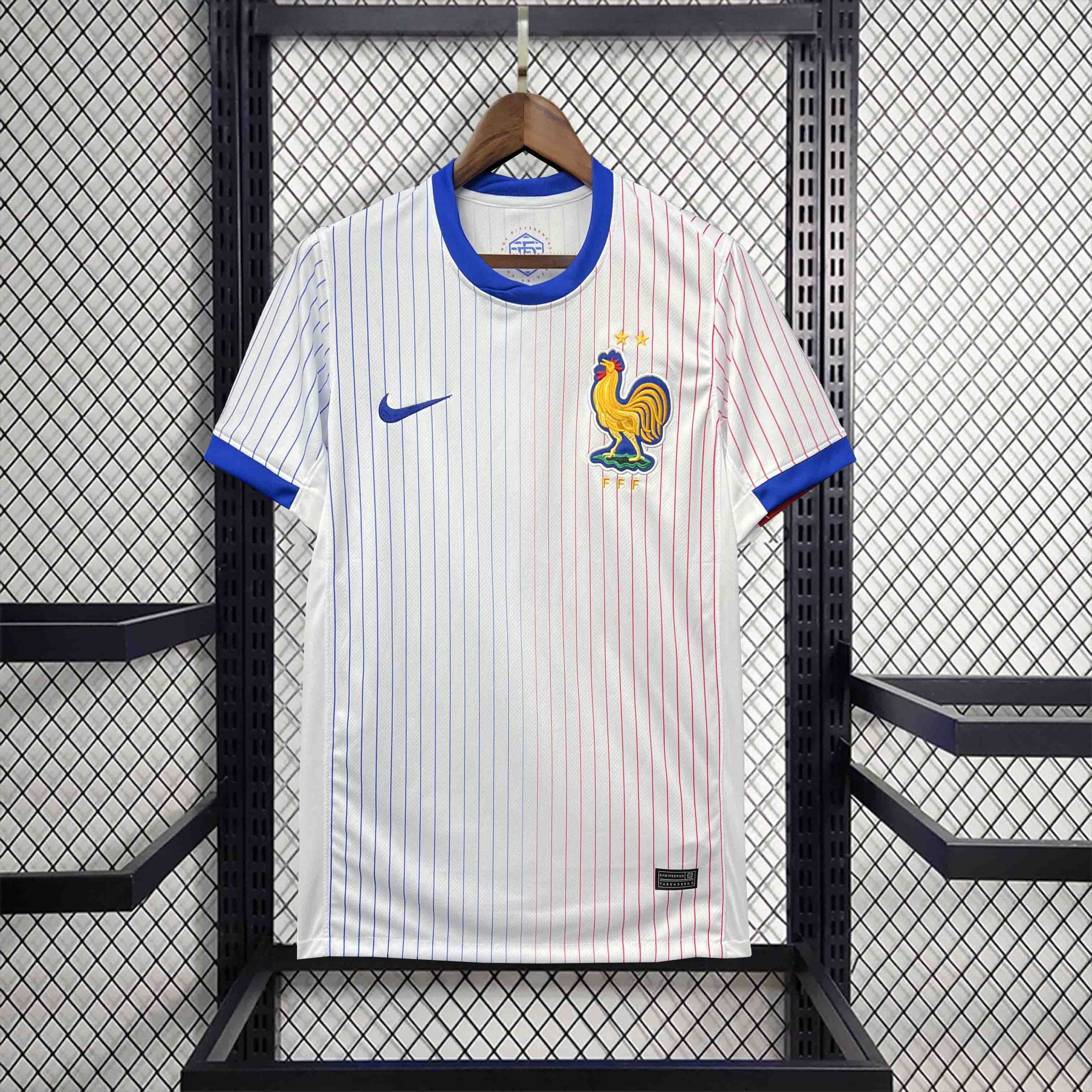 France Soccer Jersey Away Custom Shirt EURO 2024 - Jersey