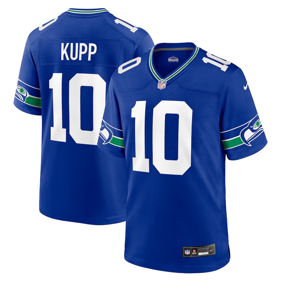 Men's Seattle Seahawks Cooper Kupp Nike Royal Alternate Game Jersey - Jersey