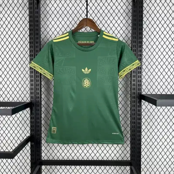 Mexico Gold Cup Women's Green Special Soccer Jersey Custom Shirt 2025 - Jersey