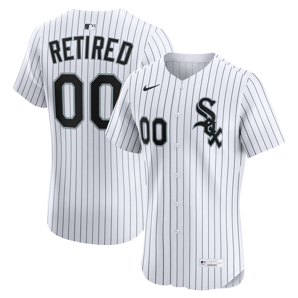 Men's Chicago White Sox Nike White  Home Elite Pick-A-Player Retired Roster Jersey - Jersey