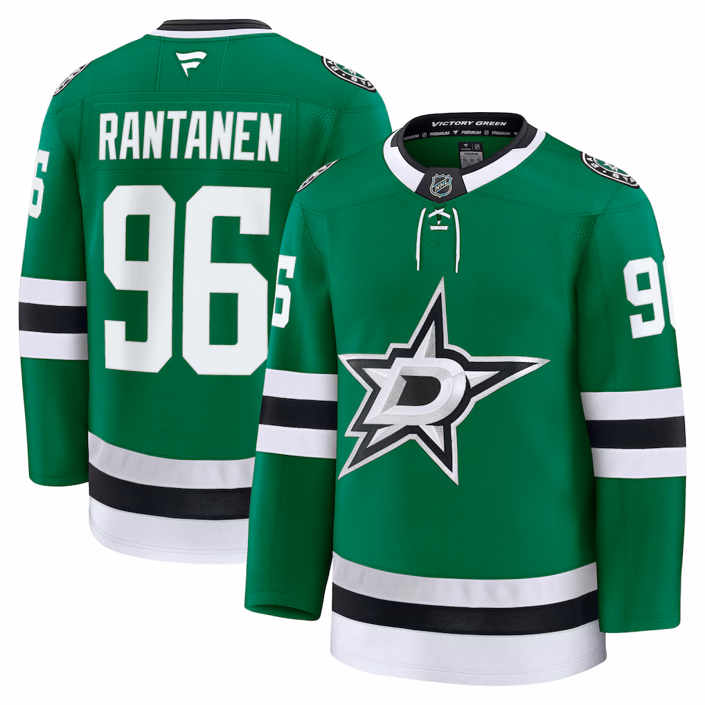 Men's Dallas Stars Mikko Rantanen Fanatics Kelly Green Home Premium Jersey - Jersey