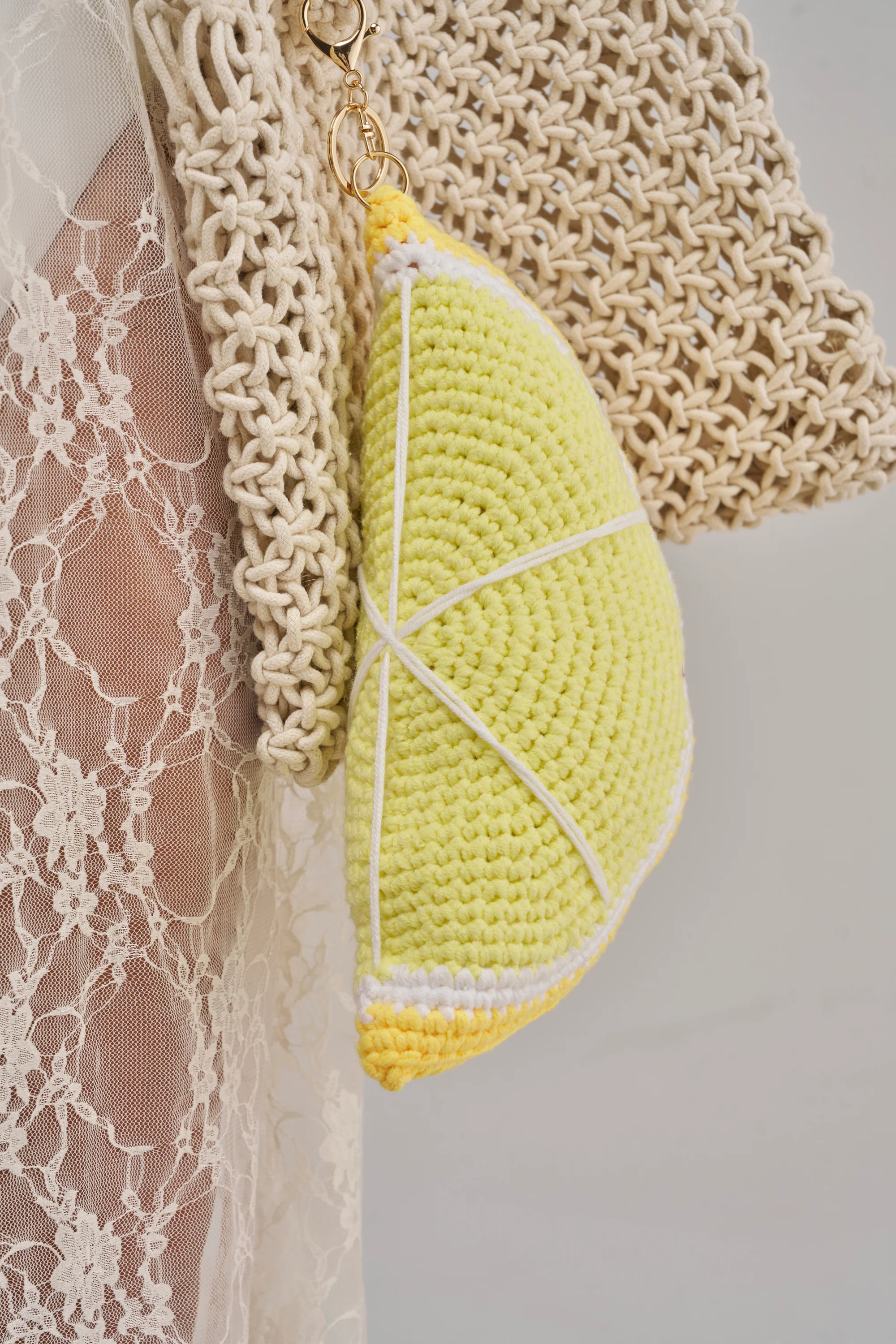 SO FRESH OVERSIZED CROCHET KEYCHAIN - Akira Wear