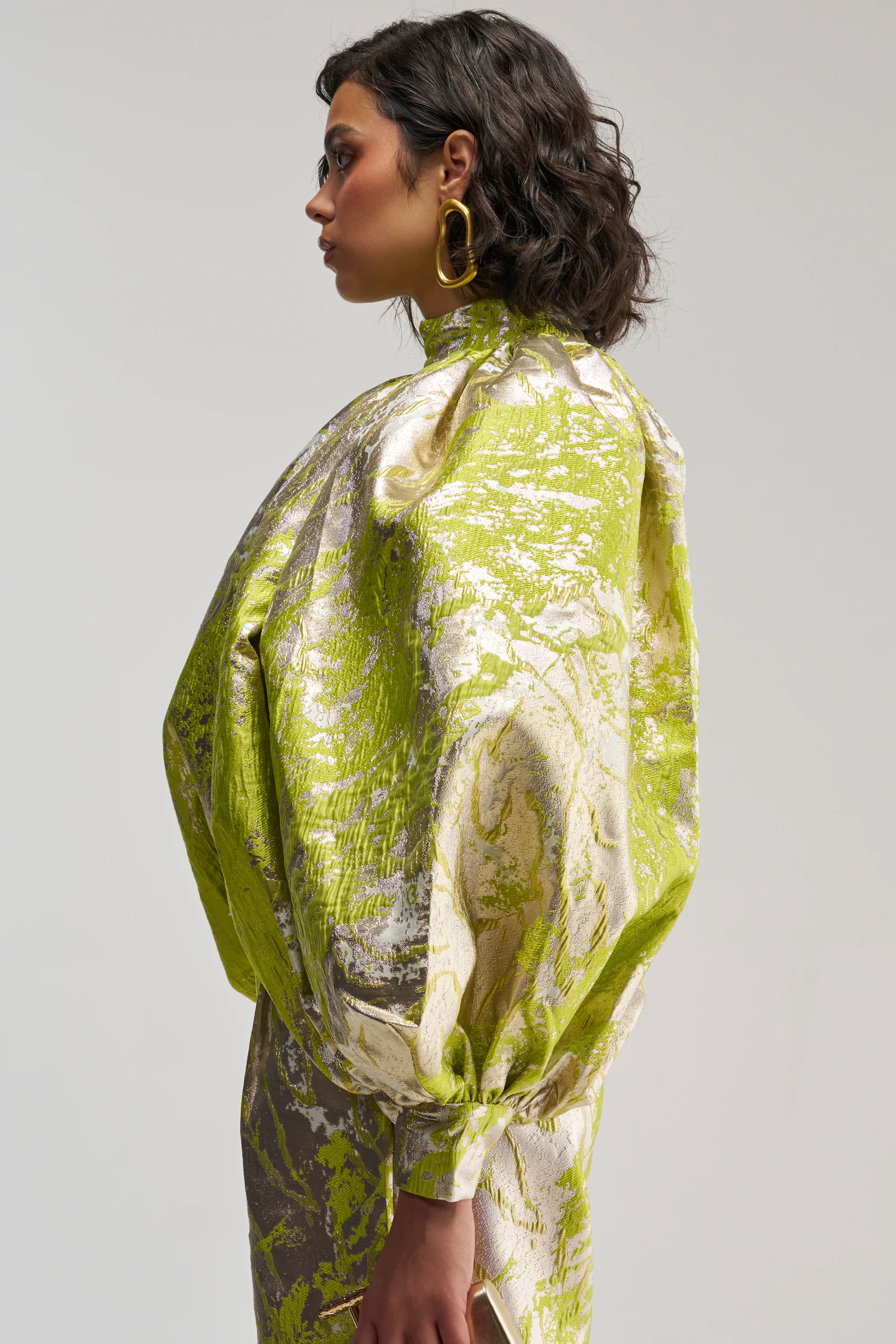 ELECTRIC GARDEN BROCADE TOP - Akira Wear
