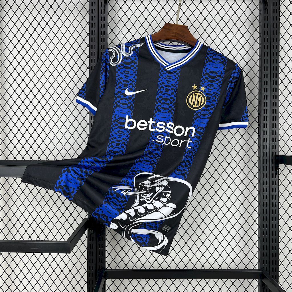 Inter Milan Soccer Jersey Snake Special Edition Custom Shirt 2024/25 - Jersey