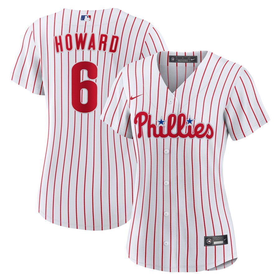 Women's Philadelphia Phillies Ryan Howard Nike White Replica Jersey - Jersey