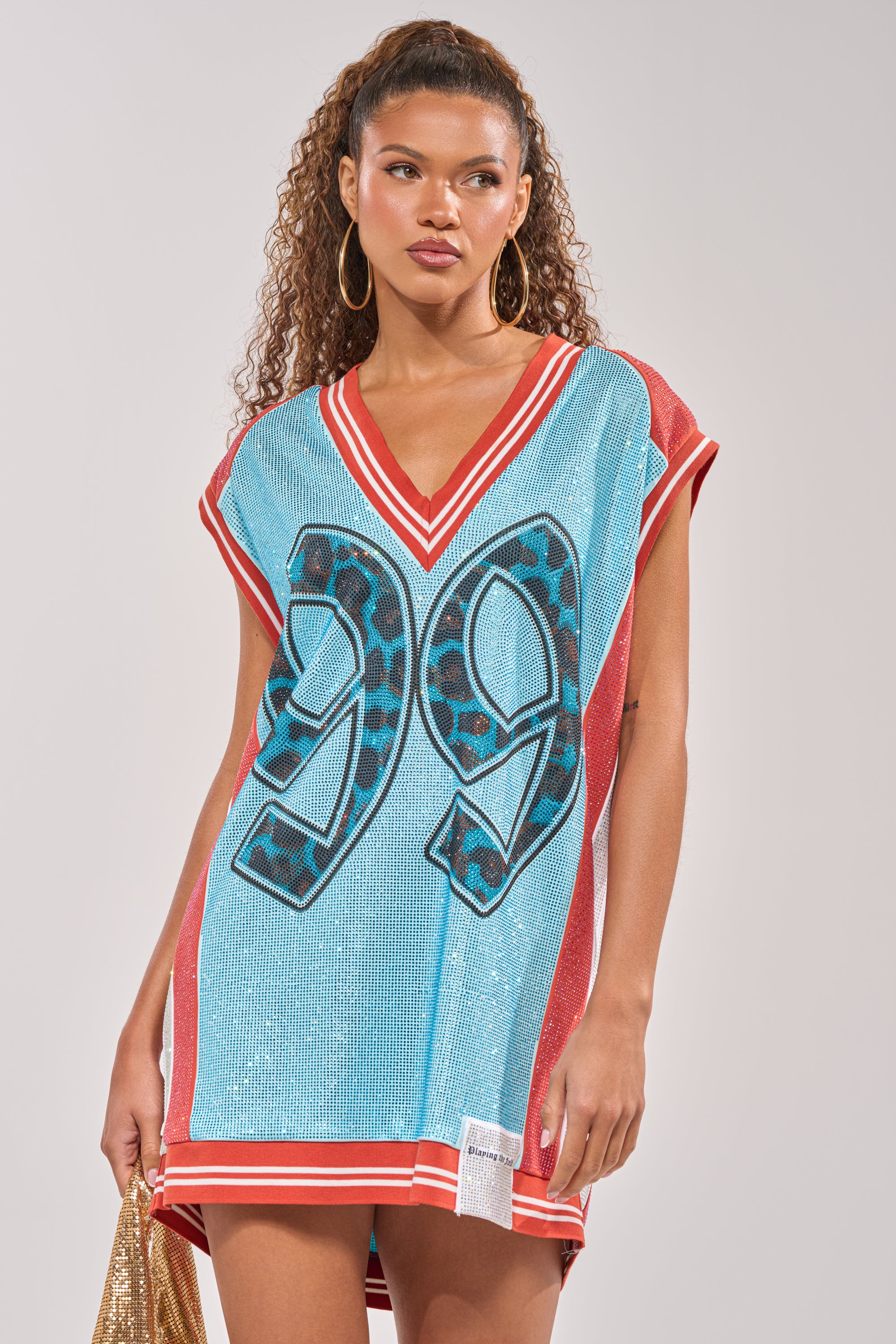 RYAN COLORBLOCK SLEEVELESS JERSEY IN BLUE COMBO - Akira Wear