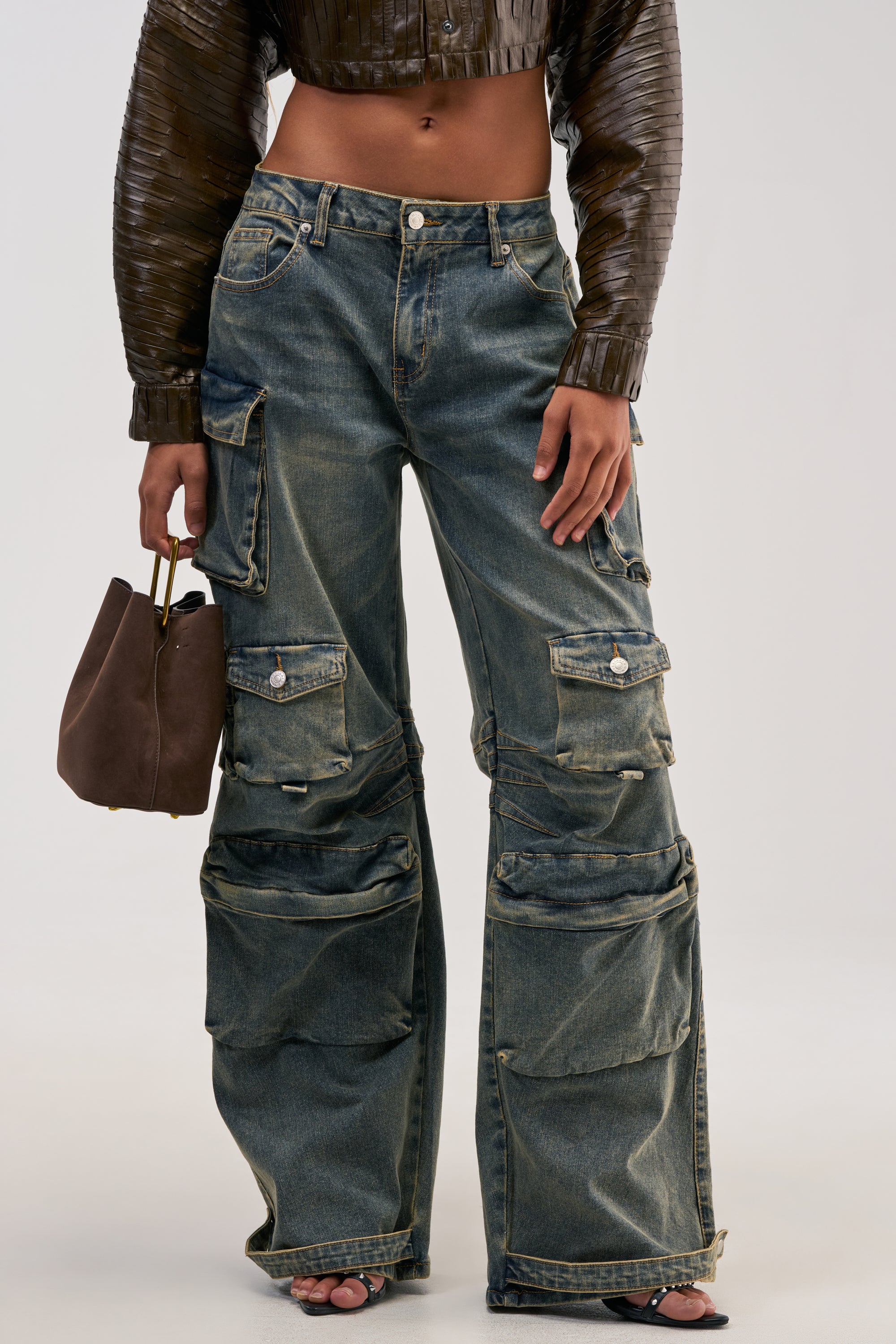 VINTAGE LOVER CARGO DENIM - Akira Wear