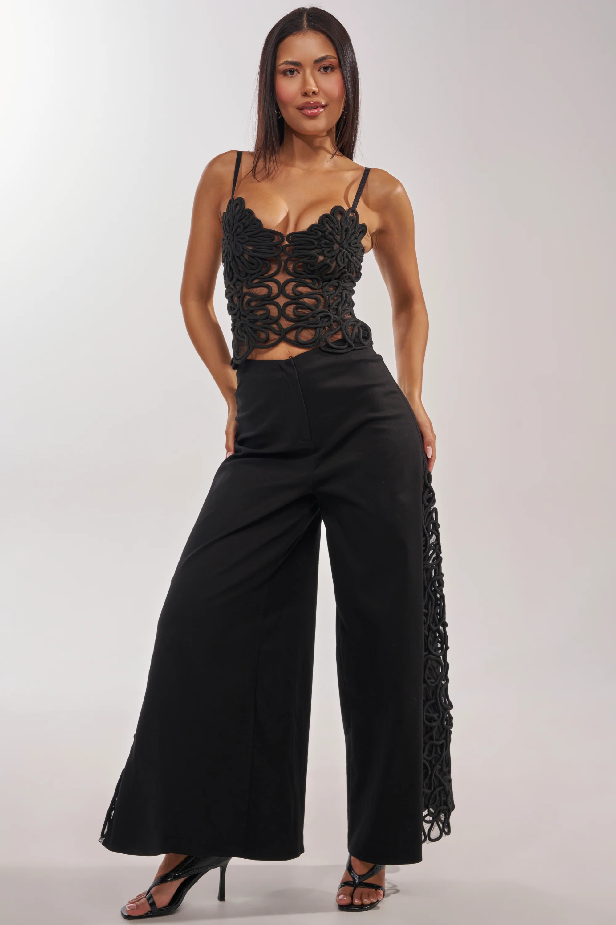 ITS GIVING ROPE DETAIL TROUSER - Akira Wear
