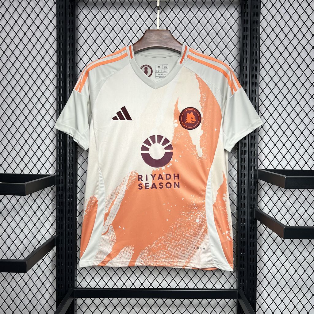 Roma Soccer Jersey Away Custom Shirt 2024/25 - Jersey