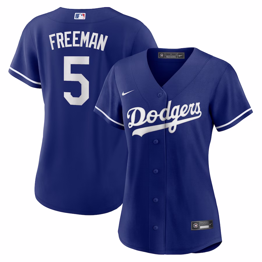 Women's Los Angeles Dodgers Freddie Freeman Nike Royal Alternate Replica Player Jersey - Jersey