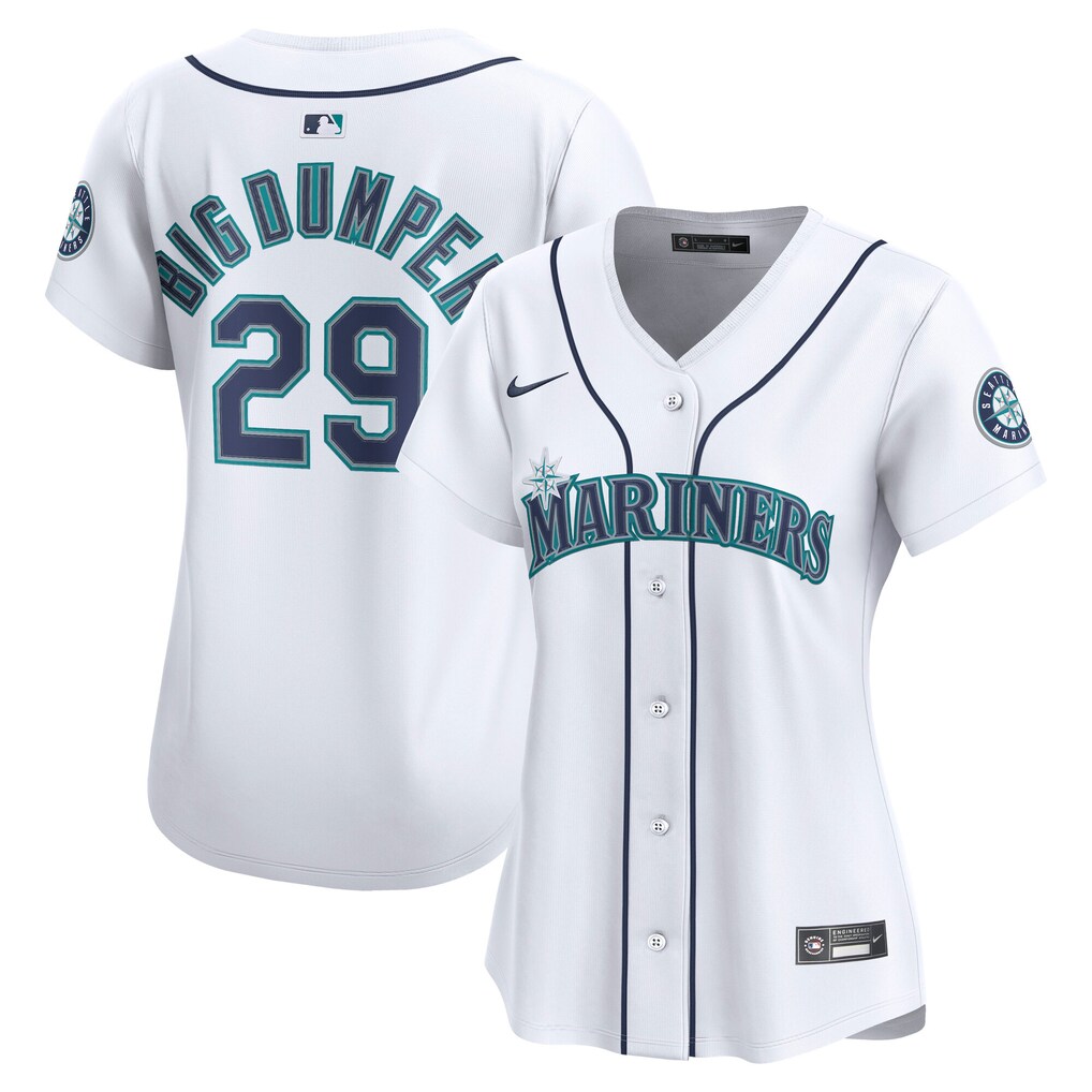 Women's Seattle Mariners Cal Raleigh Nike White Home Limited Player Jersey - Jersey
