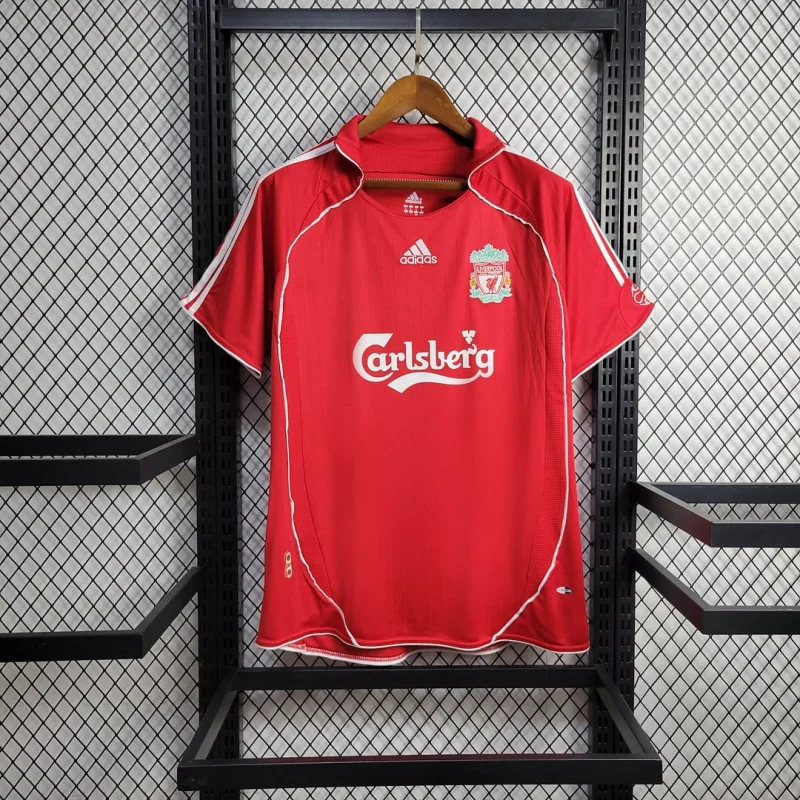 Liverpool Retro Football Jersey Home Custom Shirt 2006/07 - Jersey