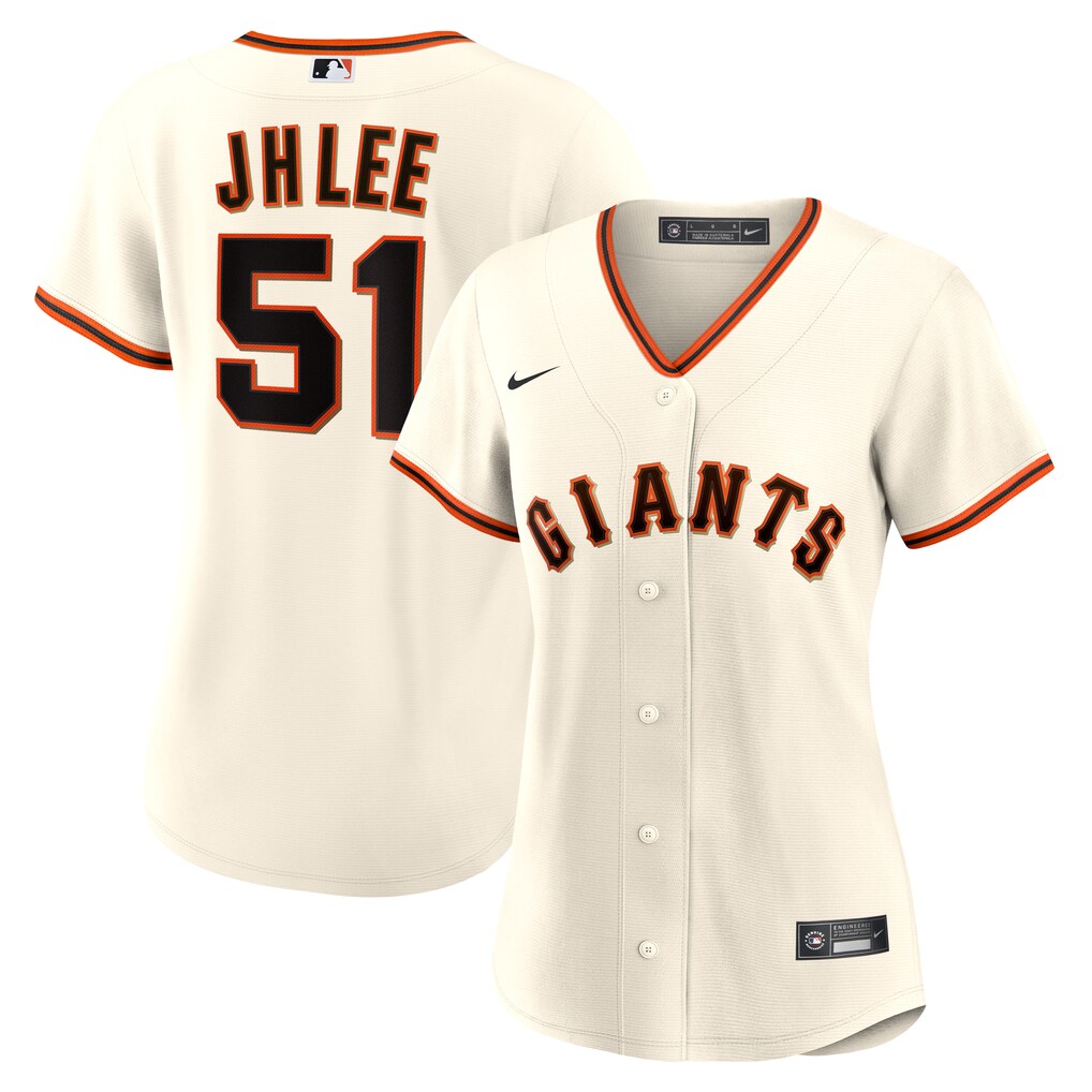 Women's San Francisco Giants Jung Hoo Lee Nike Cream Home Replica Jersey - Jersey