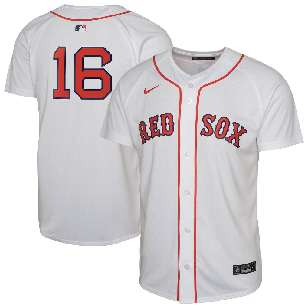 Youth Boston Red Sox Jarren Duran Nike White Limited Player Jersey - Jersey