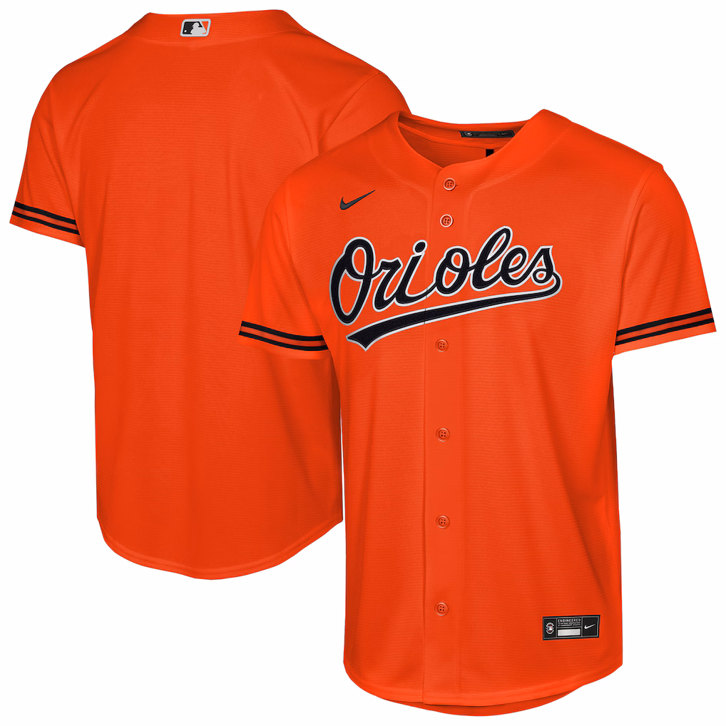 Youth Baltimore Orioles Nike Orange Alternate 2 Replica Jersey - Jersey