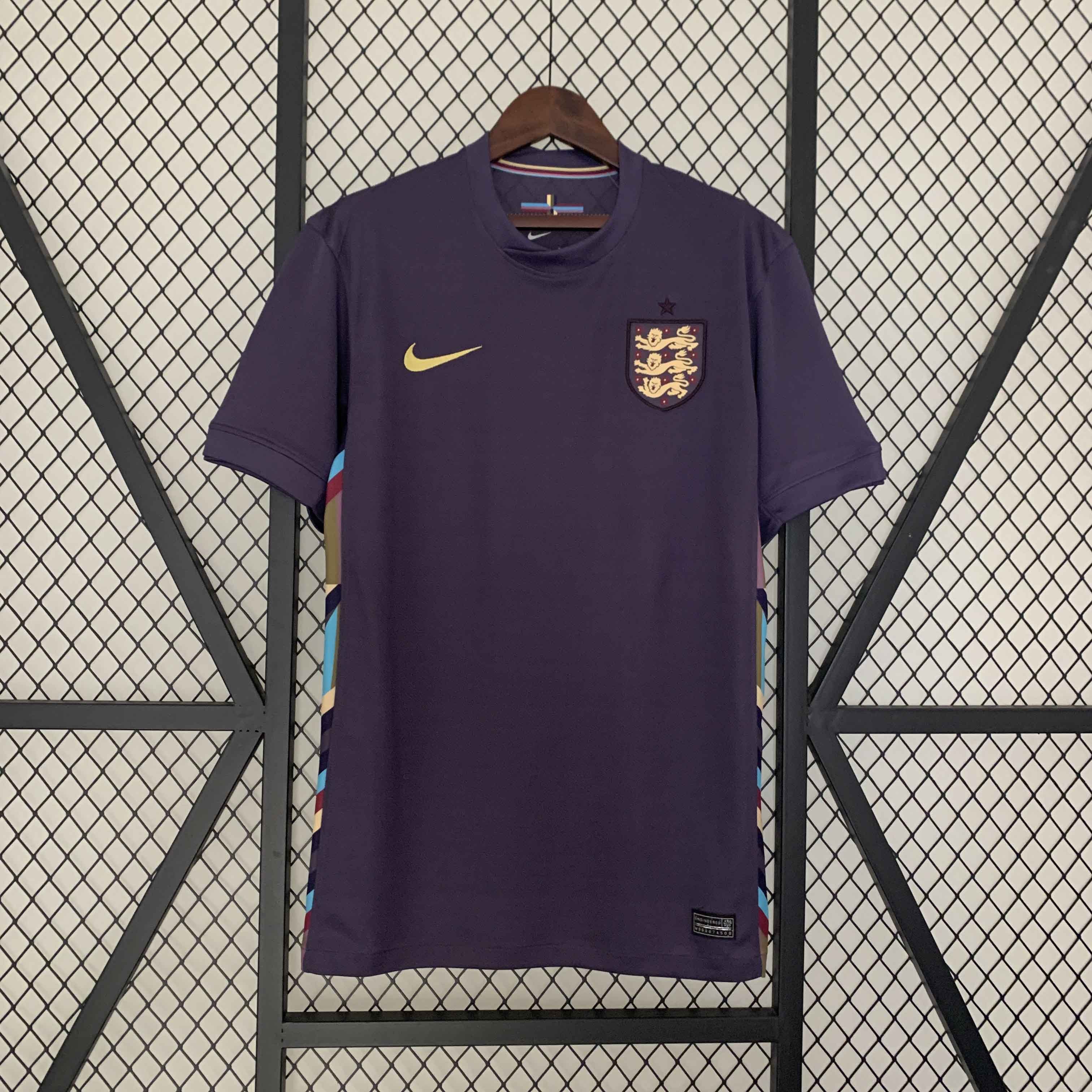 England Soccer Jersey Away Custom Shirt EURO 2024 - Jersey